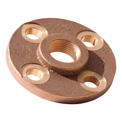 Merit Brass - Brass & Chrome Pipe Fittings Type: Threaded Flange Fitting Size: 4 - Caliber Tooling