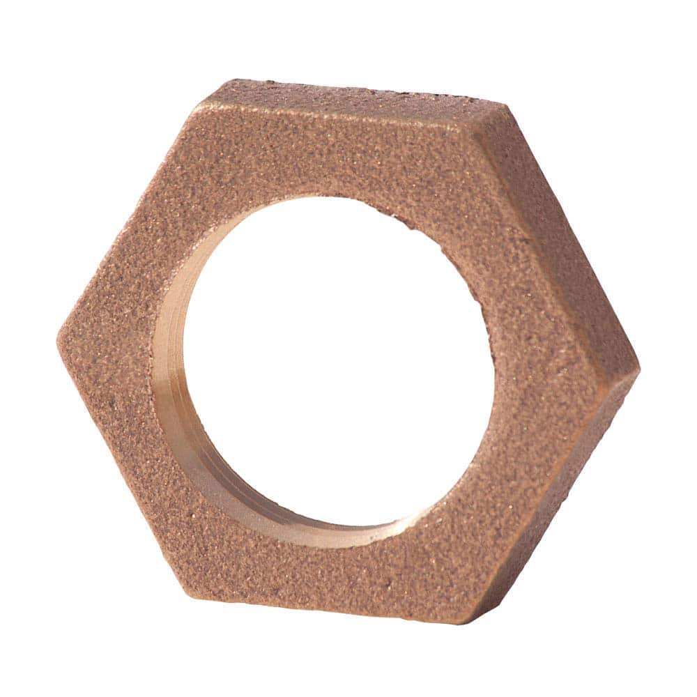 Merit Brass - Brass & Chrome Pipe Fittings Type: Locknut Fitting Size: 1/2 - Caliber Tooling