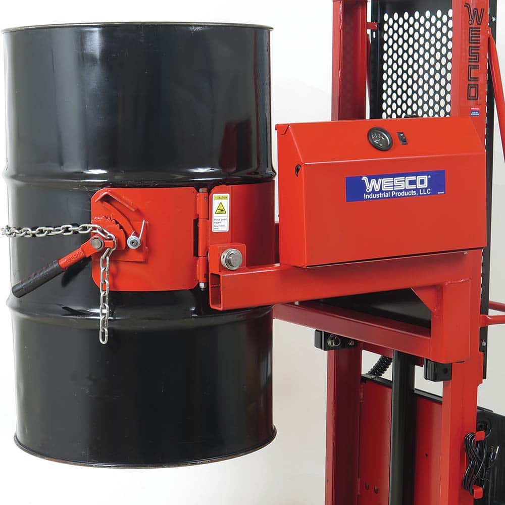 Wesco Industrial Products - Drum & Tank Handling Equipment Product Type: Drum Rotator For Drum Capacity (Gal.): 55 - Caliber Tooling