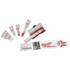 Milwaukee Tool - Reciprocating Saw Blade Sets Blade Material: Bi-Metal Minimum Blade Length (Inch): 6 - Caliber Tooling