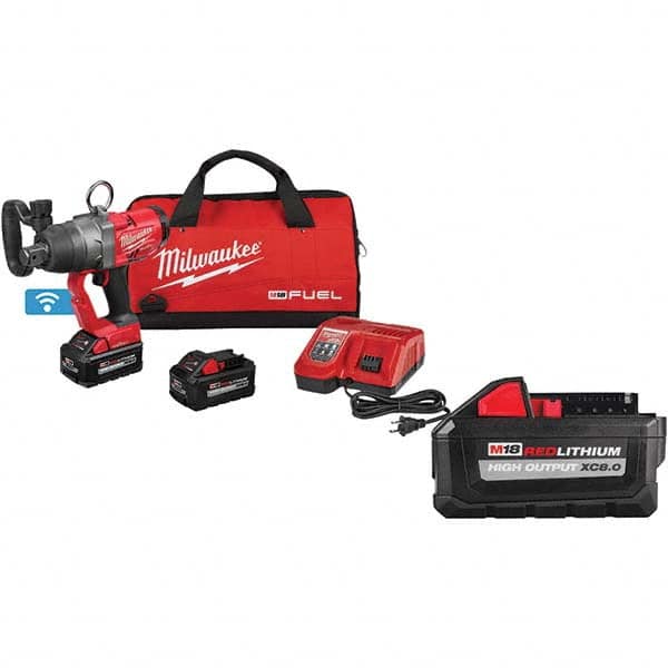 Milwaukee Tool - Cordless Impact Wrenches & Ratchets Voltage: 18.0 Drive Size (Inch): 1 - Caliber Tooling