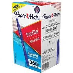 Paper Mate - Pens & Pencils Type: Retractable Ball Point Pen Color: Blue - Caliber Tooling