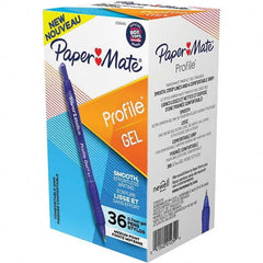 Paper Mate - Pens & Pencils Type: Retractable Gel Color: Blue - Caliber Tooling