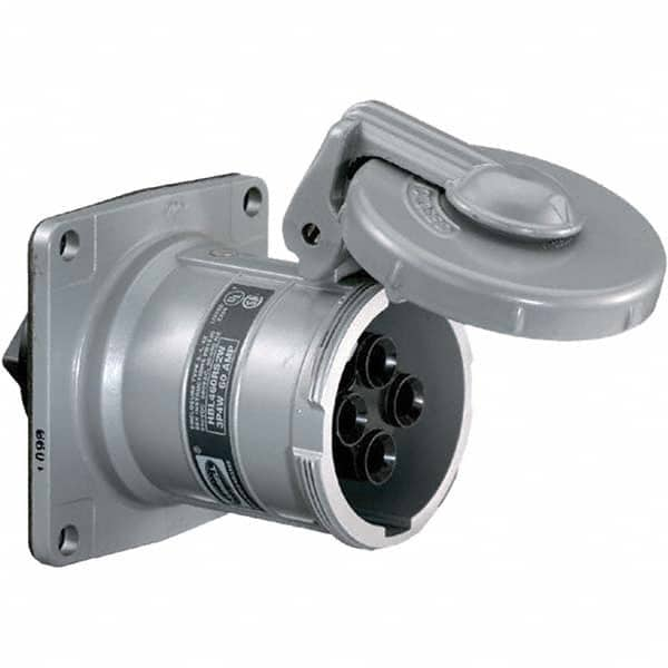 Hubbell Wiring Device-Kellems - Pin & Sleeve Receptacles Receptacle/Part Type: Receptacle Pin Configuration: 3 - Caliber Tooling