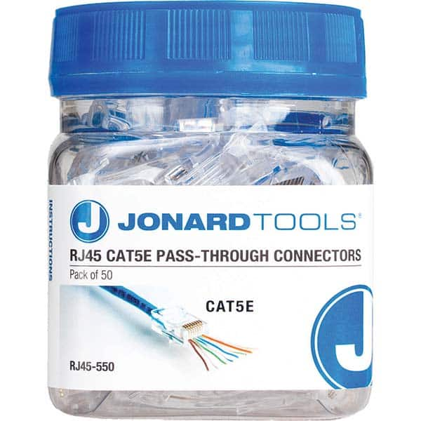 Jonard Tools - Cable Tools & Kits Tool Type: Pass-Through Connectors Number of Pieces: 50.000 - Caliber Tooling