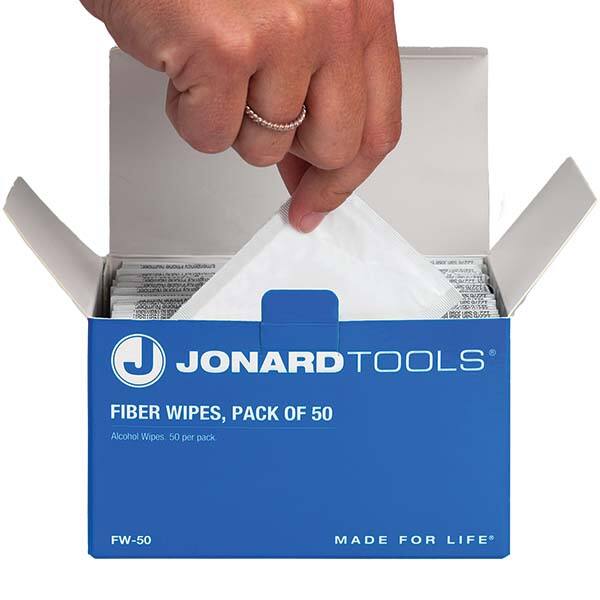 Jonard Tools - Cable Tools & Kits Tool Type: Fiber Wipes Number of Pieces: 50.000 - Caliber Tooling