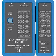 Jonard Tools - Cable Testers Cable Type: HDMI; Mini HDMI Display Type: No Screen - Caliber Tooling