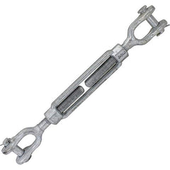 US Cargo Control - Turnbuckles Type: Jaw & Jaw Working Load Limit (Lb.): 5200 - Caliber Tooling