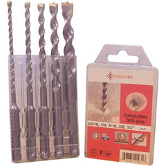 Cle-Line - Drill Bit Sets System of Measurement: Inch Drill Bit Material: Tungsten Carbide - Caliber Tooling