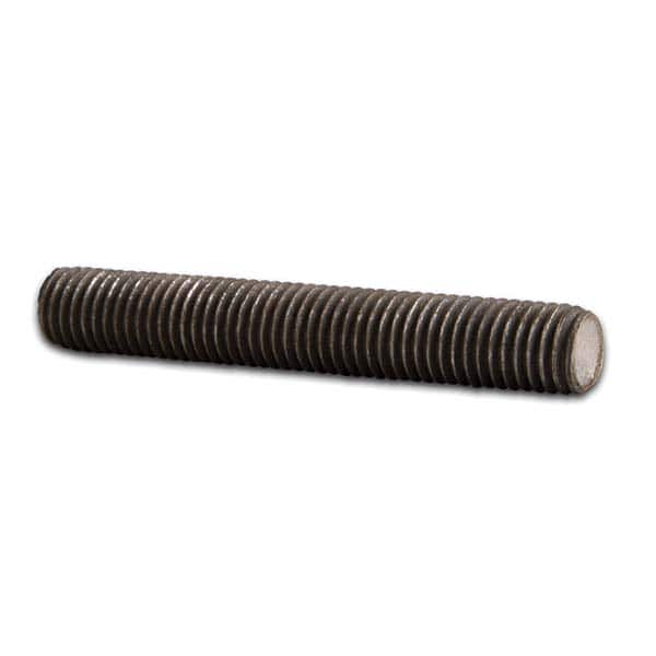 Threaded Studs; Style: Fully Threaded; System of Measurement: Inch; Thread Size: 5/8-18; 5/8-18 in; Overall Length (Inch): 6; Overall Length (Decimal Inch): 6 in; Overall Length (mm): 6 in; Material: Alloy Steel; Finish/Coating: Black Oxide; Class: 2A; Gr