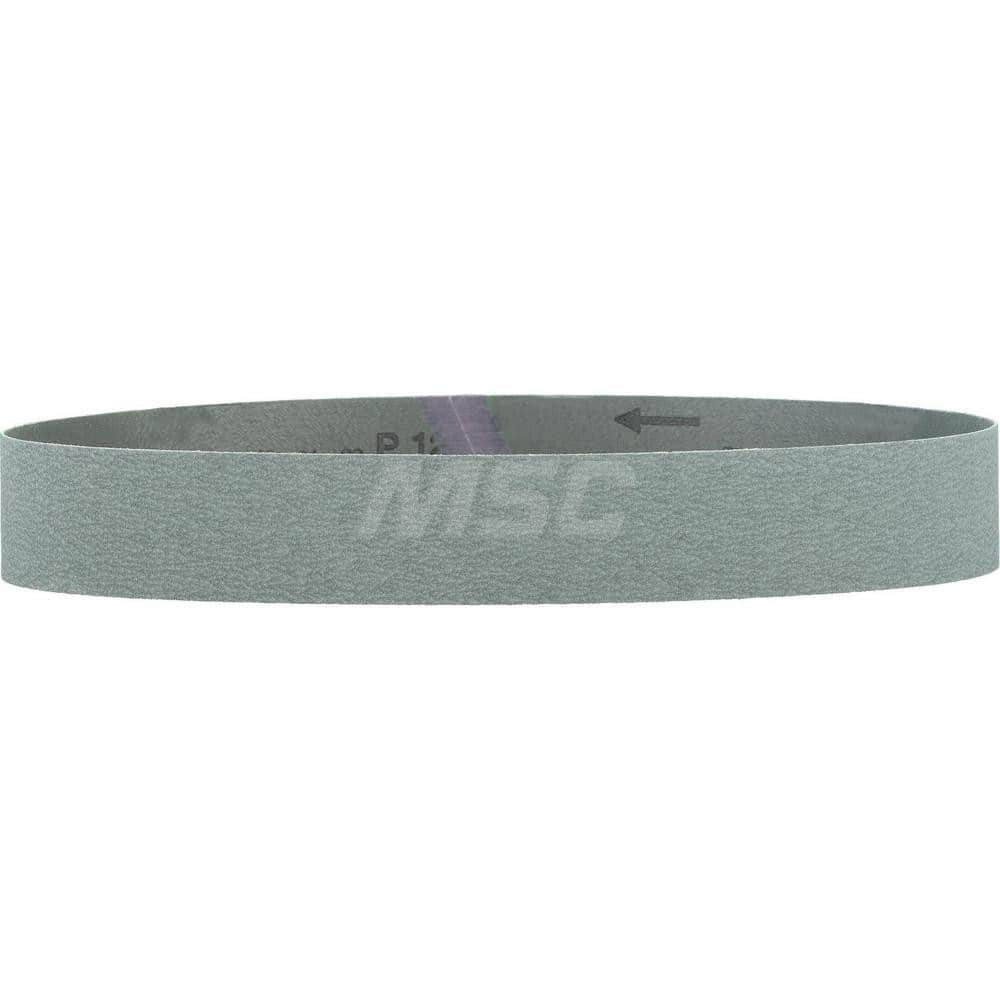 Abrasive Belt: 1-3/16″ Width, 21″ OAL, 280 Grit, Aluminum Oxide Coated, Dry