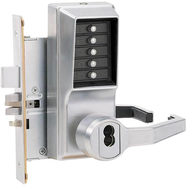 Simplex - Lever Locksets Type: Push-button Lock Door Thickness: 1-3/4 - Caliber Tooling