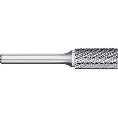 Titan USA - Burrs; Head Shape: Cylinder ; Industry Specification: SA-16 ; Tooth Style: Double Cut ; Cutting Diameter (Inch): 3/4 ; Cutting Diameter (Decimal Inch): 0.7500 ; Shank Diameter (Inch): 1/4 - Exact Industrial Supply