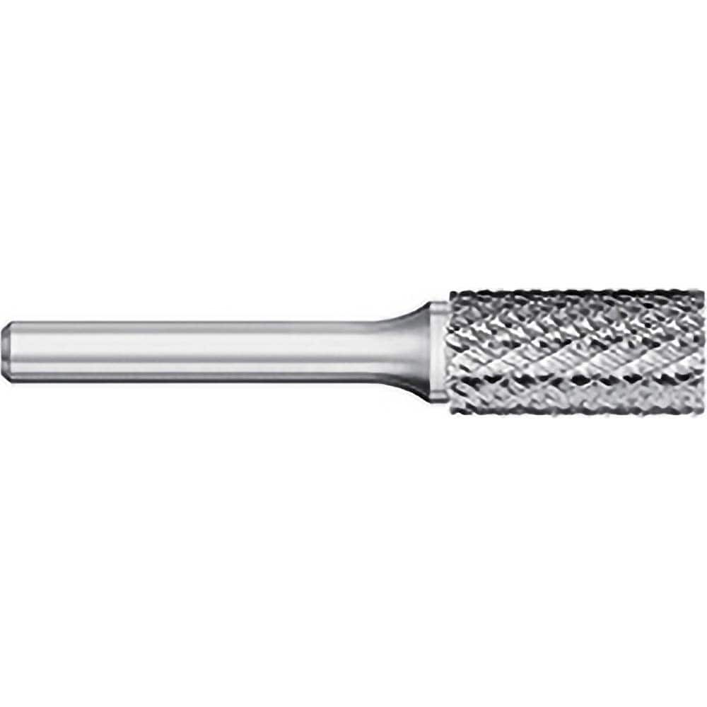 Titan USA - Burrs; Head Shape: Cylinder ; Industry Specification: SA-53 ; Tooth Style: Double Cut ; Cutting Diameter (Inch): 3/16 ; Cutting Diameter (Decimal Inch): 0.1875 ; Shank Diameter (Inch): 1/8 - Exact Industrial Supply