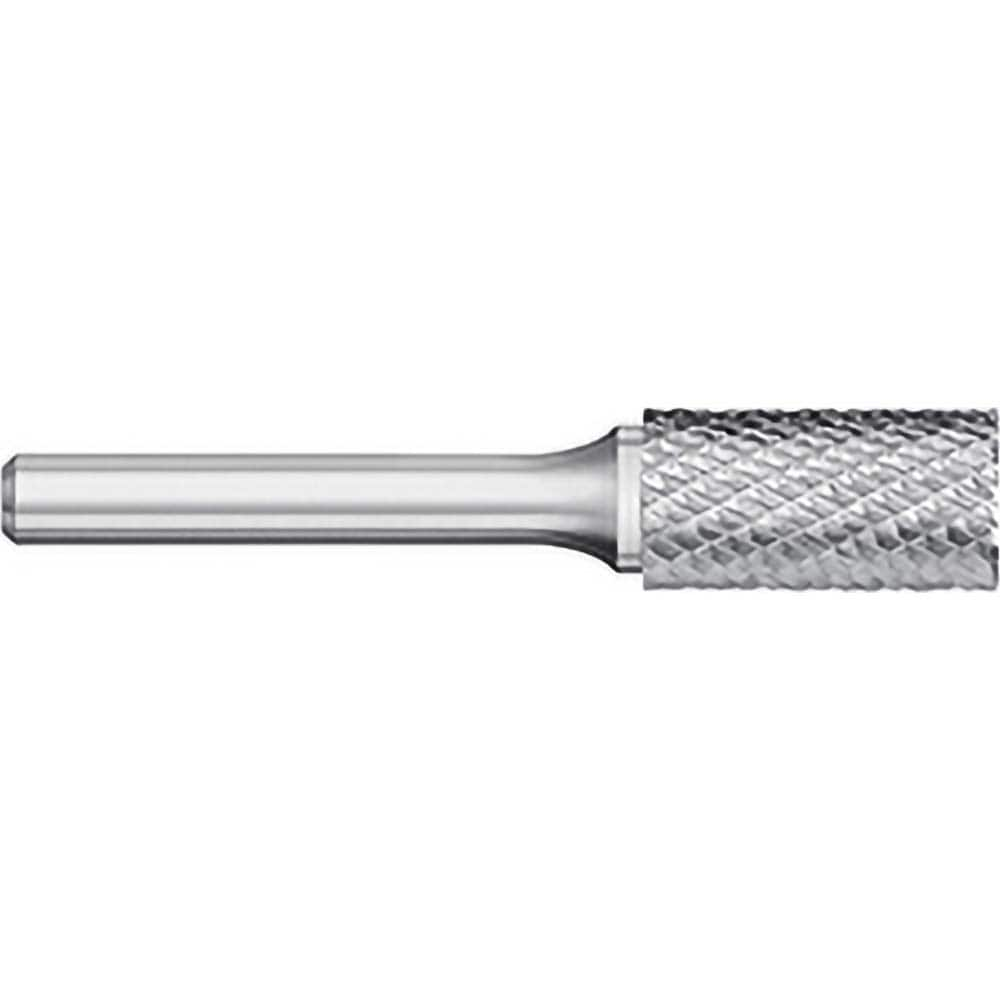 Titan USA - Burrs; Head Shape: Cylinder w/End Cut ; Industry Specification: SB-16 ; Tooth Style: Double Cut ; Cutting Diameter (Inch): 3/4 ; Cutting Diameter (Decimal Inch): 0.7500 ; Shank Diameter (Inch): 1/4 - Exact Industrial Supply