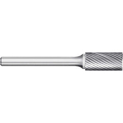 Titan USA - Burrs; Head Shape: Cylinder w/End Cut ; Industry Specification: SB-41L2 ; Tooth Style: Single Cut ; Cutting Diameter (Inch): 1/16 ; Cutting Diameter (Decimal Inch): 0.0625 ; Shank Diameter (Inch): 1/8 - Exact Industrial Supply