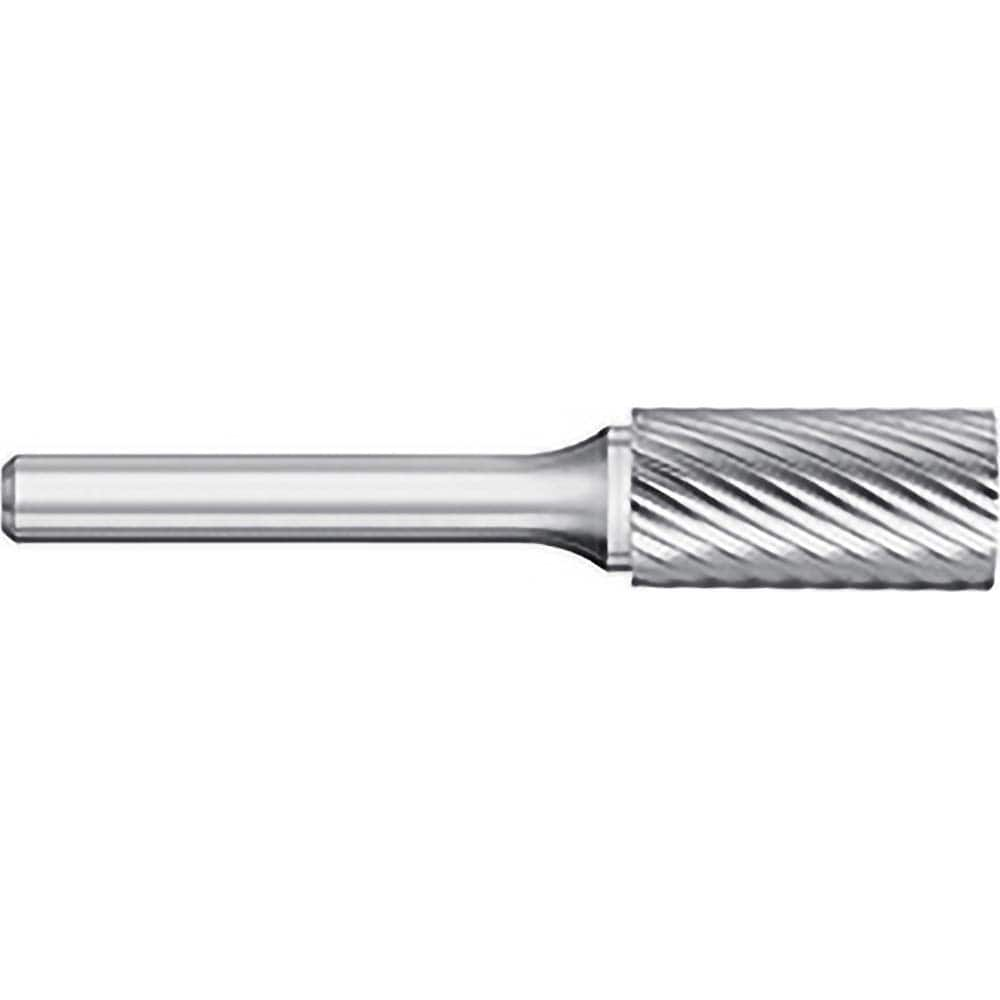 Titan USA - Burrs; Head Shape: Cylinder ; Industry Specification: SA-2 ; Tooth Style: Single Cut ; Cutting Diameter (Inch): 5/16 ; Cutting Diameter (Decimal Inch): 0.3125 ; Shank Diameter (Inch): 1/4 - Exact Industrial Supply