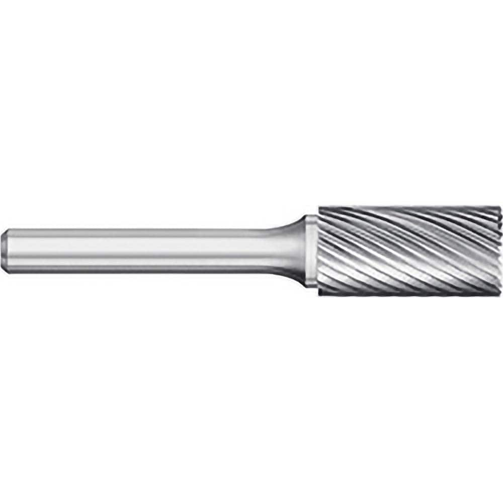 Titan USA - Burrs; Head Shape: Cylinder w/End Cut ; Industry Specification: SB-15 ; Tooth Style: Single Cut ; Cutting Diameter (Inch): 3/4 ; Cutting Diameter (Decimal Inch): 0.7500 ; Shank Diameter (Inch): 1/4 - Exact Industrial Supply