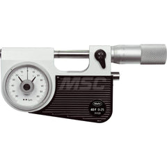 Mahr - Mechanical Indicating Micrometers; Minimum Measurement (Inch): 0.9800 ; Minimum Measurement (mm): 25 ; Minimum Measurement (Decimal Inch): 0.9800 ; Maximum Measurement (Inch): 1.9680 ; Maximum Measurement (Decimal Inch): 1.9680 ; Maximum Measureme - Exact Industrial Supply