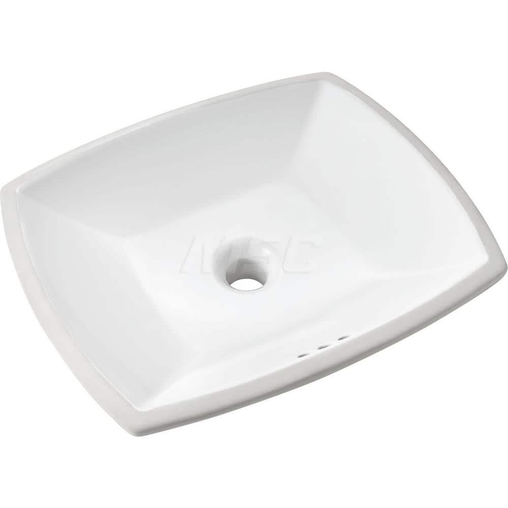 Sinks; Type: Wall-Hung Sink; Outside Length: 20-1/4; Outside Width: 21; Outside Height: 7-3/8; Inside Length: 14-9/16; Inside Width: 15; Depth (Inch): 5; Number of Compartments: 1.000; Includes Items: Wall-Hung Sink; Wall Hanger; Material: Vitreous China;