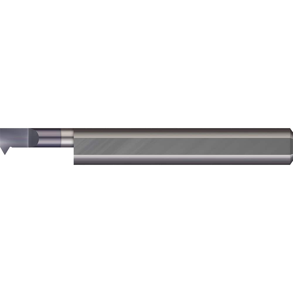 Micro 100 - Single Point Threading Tools; Thread Type: Internal ; Material: Solid Carbide ; Profile Angle: 60 ; Threading Diameter (Decimal Inch): 0.2300 ; Cutting Depth (Decimal Inch): 1.5000 ; Maximum Threads Per Inch: 48 - Exact Industrial Supply