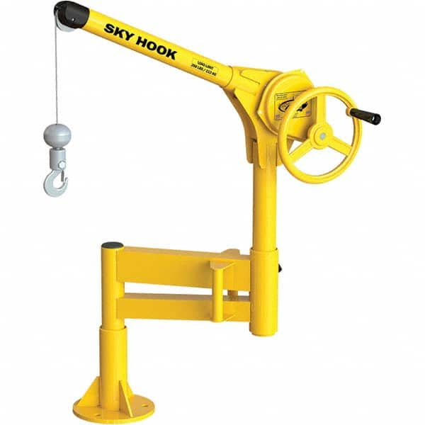 Sky Hook - 500 Lb Steel Lifting Hook Crane - Caliber Tooling