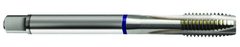 12-28 Dia. - 2B - 3 FL - Cobalt Spiral Point Plug Blue Ring Tap - Bright FORM-B DIN 374 - Caliber Tooling