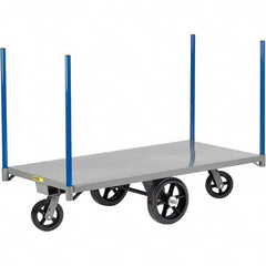 Little Giant - 3,000 Lb Capacity Steel Pipe Stake Truck - Steel Deck, 30" OAW, 60" Platform Length - Caliber Tooling