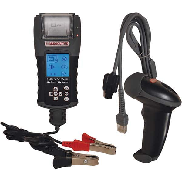 Associated Equipment - Automotive Battery Testers Type: Digital Battery and System Tester with Integrated Printer Voltage: 12 to 24 VDC - Caliber Tooling