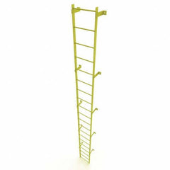 TRI-ARC - Rolling & Wall Mounted Ladders & Platforms Type: Fixed Ladder Style: Safety Cage - Caliber Tooling