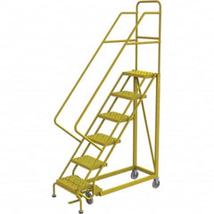 TRI-ARC - Rolling & Wall Mounted Ladders & Platforms Type: Stairway Slope Ladder Style: Forward Descent 50 Degree Incline - Caliber Tooling