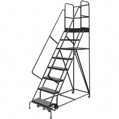 TRI-ARC - Rolling & Wall Mounted Ladders & Platforms Type: Rolling Warehouse Ladder Style: Rolling Platform Ladder - Caliber Tooling