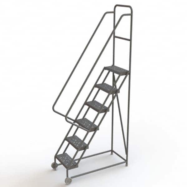 TRI-ARC - Rolling & Wall Mounted Ladders & Platforms Type: TiltNRoll Rolling Ladder Style: Tilt & Roll Safety Ladder - Caliber Tooling