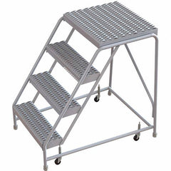 TRI-ARC - Rolling & Wall Mounted Ladders & Platforms Type: Rolling Warehouse Ladder Style: Rolling Safety Ladder - Caliber Tooling