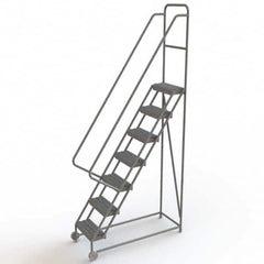 TRI-ARC - Rolling & Wall Mounted Ladders & Platforms Type: TiltNRoll Rolling Ladder Style: Tilt & Roll Safety Ladder - Caliber Tooling