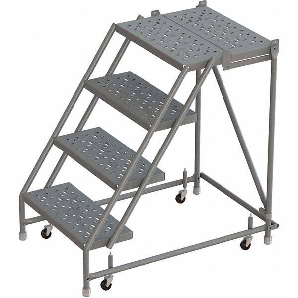 TRI-ARC - Rolling & Wall Mounted Ladders & Platforms Type: Rolling Warehouse Ladder Style: Rolling Platform Ladder - Caliber Tooling