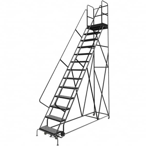 TRI-ARC - Rolling & Wall Mounted Ladders & Platforms Type: Rolling Warehouse Ladder Style: Rolling Platform Ladder - Caliber Tooling