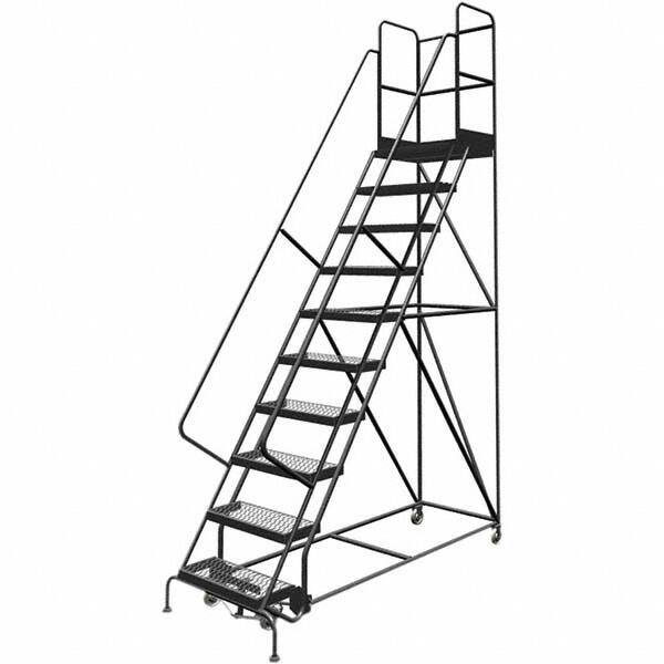 TRI-ARC - Rolling & Wall Mounted Ladders & Platforms Type: Rolling Warehouse Ladder Style: Rolling Platform Ladder - Caliber Tooling