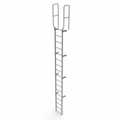 TRI-ARC - Rolling & Wall Mounted Ladders & Platforms Type: Fixed Ladder Style: Safety Cage - Caliber Tooling