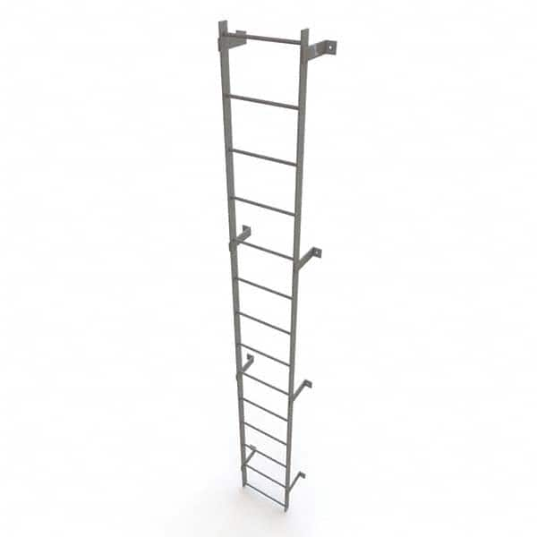 TRI-ARC - Rolling & Wall Mounted Ladders & Platforms Type: Fixed Ladder Style: Safety Cage - Caliber Tooling