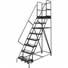 TRI-ARC - Rolling & Wall Mounted Ladders & Platforms Type: Rolling Warehouse Ladder Style: Rolling Platform Ladder - Caliber Tooling