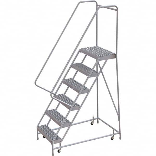 TRI-ARC - Rolling & Wall Mounted Ladders & Platforms Type: Rolling Warehouse Ladder Style: Rolling Safety Ladder - Caliber Tooling