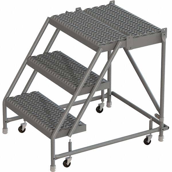 TRI-ARC - Rolling & Wall Mounted Ladders & Platforms Type: Rolling Warehouse Ladder Style: Rolling Platform Ladder - Caliber Tooling