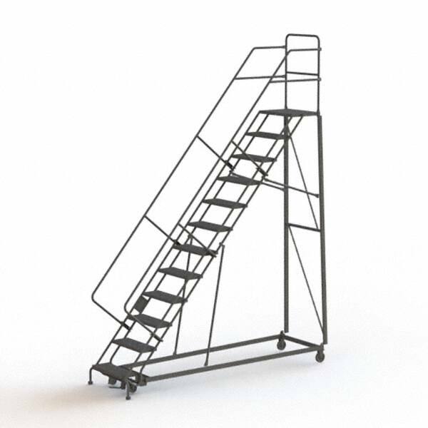 TRI-ARC - Rolling & Wall Mounted Ladders & Platforms Type: Stairway Slope Ladder Style: Rolling Safety Ladder - Caliber Tooling