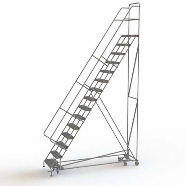 TRI-ARC - Rolling & Wall Mounted Ladders & Platforms Type: All-Directional Ladder Style: Forward Descent 50 Degree Incline - Caliber Tooling