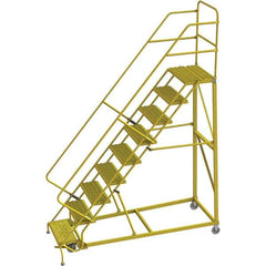 TRI-ARC - Rolling & Wall Mounted Ladders & Platforms Type: Stairway Slope Ladder Style: Forward Descent 50 Degree Incline - Caliber Tooling