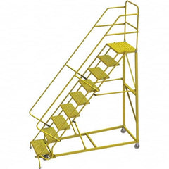 TRI-ARC - Rolling & Wall Mounted Ladders & Platforms Type: Stairway Slope Ladder Style: Forward Descent 50 Degree Incline - Caliber Tooling