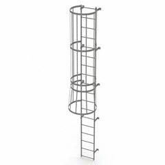 TRI-ARC - Rolling & Wall Mounted Ladders & Platforms Type: Fixed Ladder Style: Safety Cage - Caliber Tooling