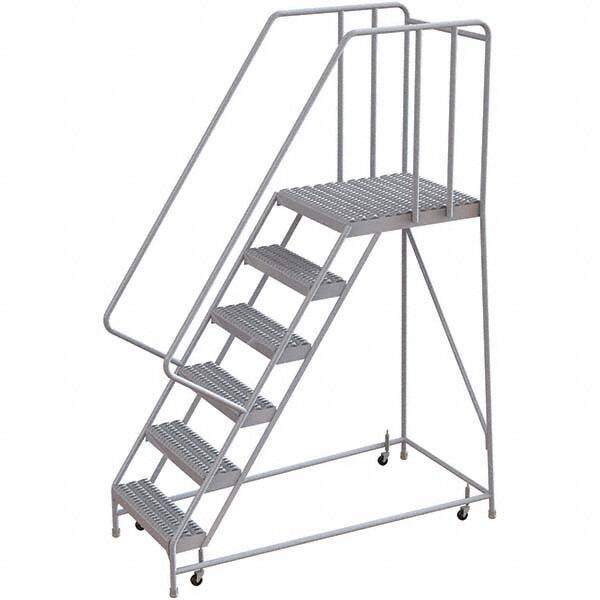 TRI-ARC - Rolling & Wall Mounted Ladders & Platforms Type: Rolling Warehouse Ladder Style: Rolling Safety Ladder - Caliber Tooling