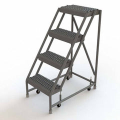 TRI-ARC - Rolling & Wall Mounted Ladders & Platforms Type: Rolling Warehouse Ladder Style: Rolling Platform Ladder - Caliber Tooling